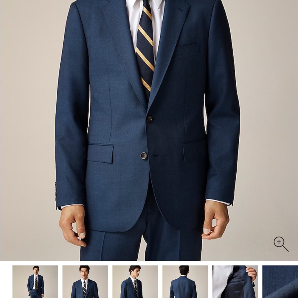 JCREW Ludlow Slim Fit Navy Suit
